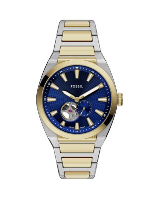 Everett Automatic Two-Tone Stainless Steel Watch, 42mm
