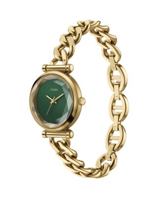 Carlie Three-Hand Gold-Tone Stainless Steel Watch, 28mm