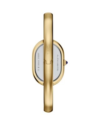 Sloan Three-Hand Gold-Tone Stainless Steel Bangle Watch, 25mm x 36mm