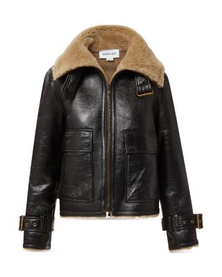 Danika Leather Shearling Jacket