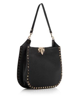Rockstud Small Hobo Shoulder Bag