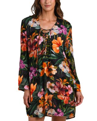 Tropical Hideaway Tunic Swim Cover-Up 