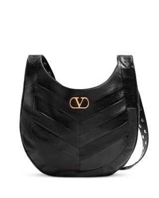 Hoboho Chevron VLogo Hobo Shoulder Bag