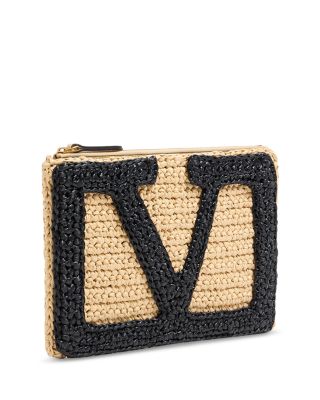 Viva Superstar Medium Raffia Pouch