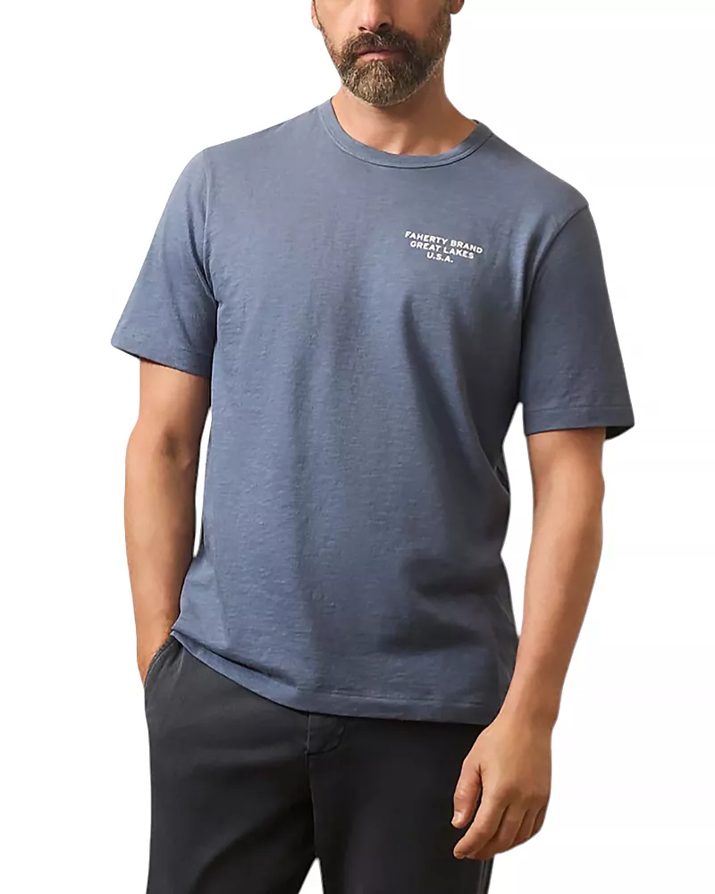 Faherty Sunwashed Graphic Tee