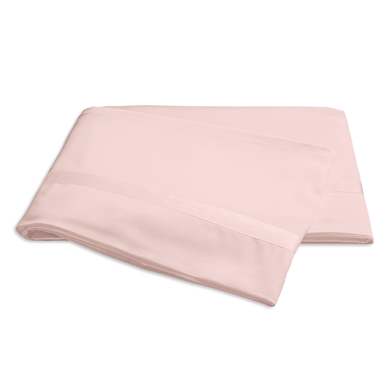 Matouk Nocturne Sateen Flat Sheet, King In Pink