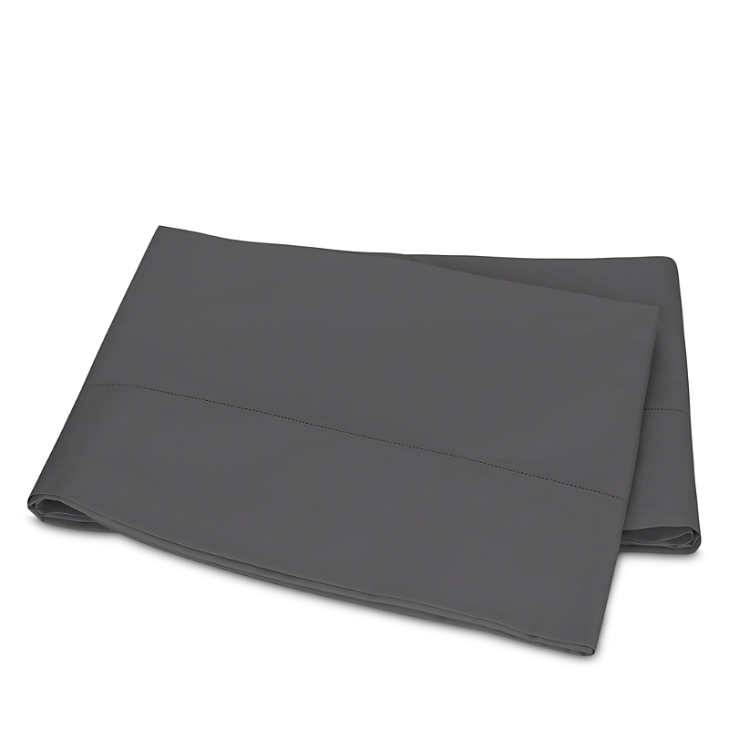 Matouk Milano Hemstitch Flat Sheet, King In Gray