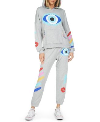  Alana Painted Evil Eye SweatPants
