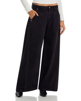 Block Party Pleated Wide Leg Pants