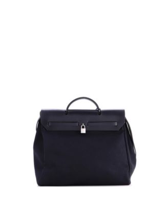  MM Herbag Toile and Leather