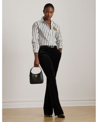 Relaxed Fit Striped Cotton Shirt