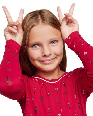 Unisex Printed Long Sleeve PJ Set - Little Kid, Big Kid