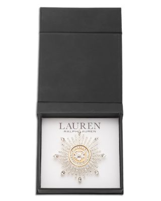 Crystal Crest Burst Pin 