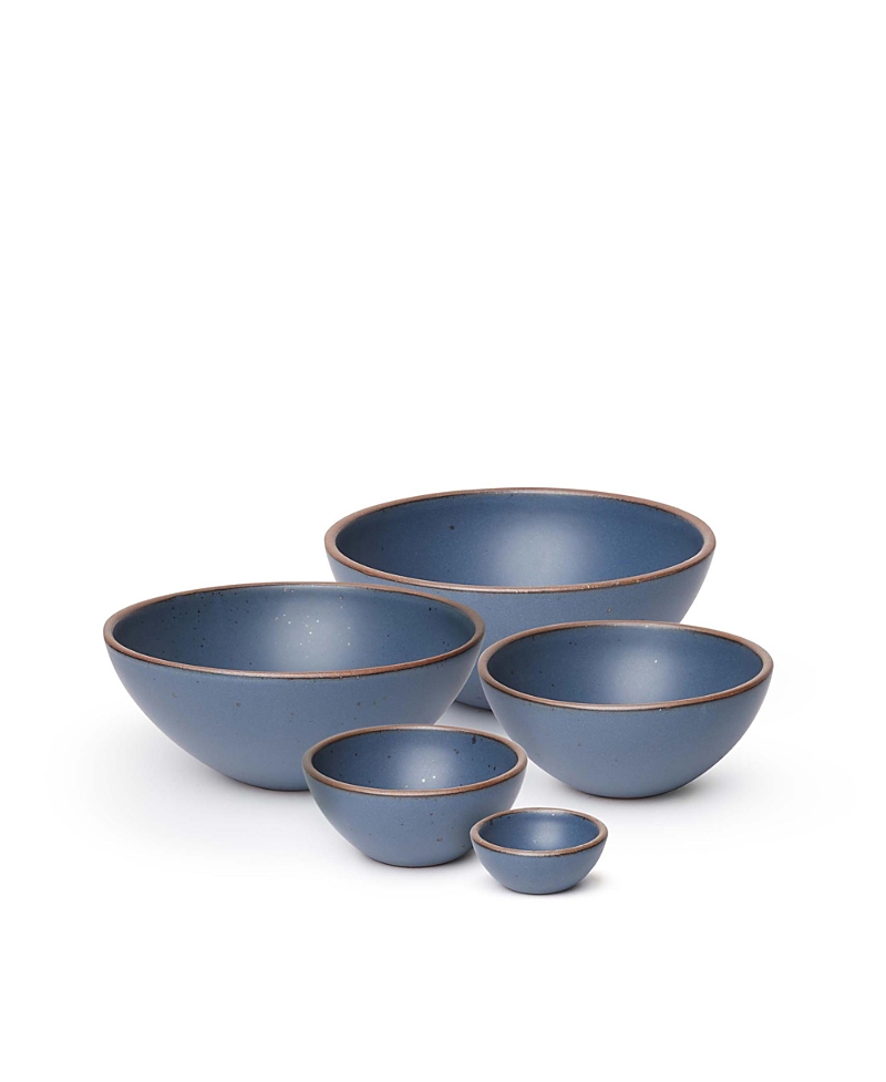 East Fork Pottery East Fork Big Potter's Nesting Set In Blue