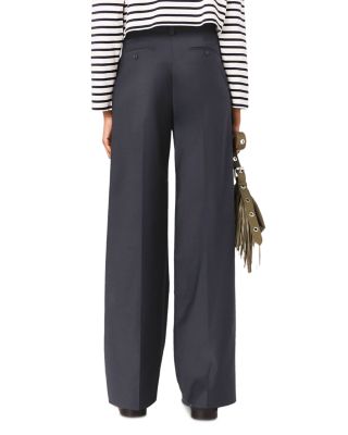 Chain Embellished Suit Trousers