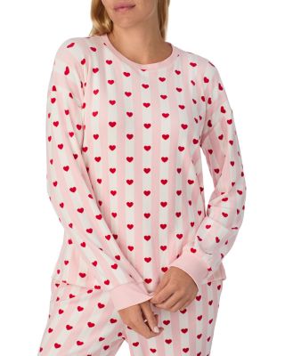 Dot Print Long Pajama Set