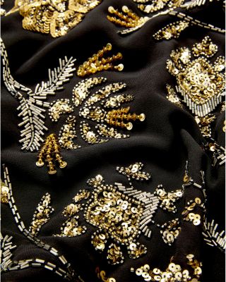 Medina Sequin Floral Maxi Skirt