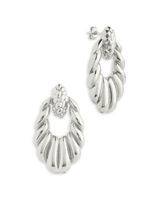 Enid Textured Drop Earrings