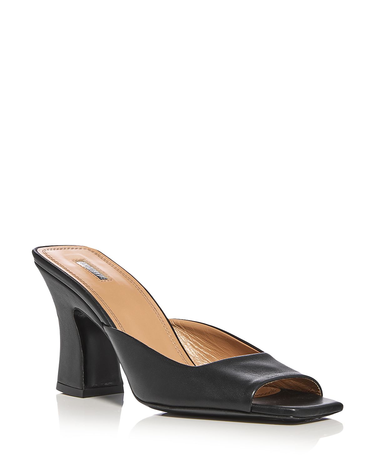 Nodaleto Women's Leather Mule Sandals