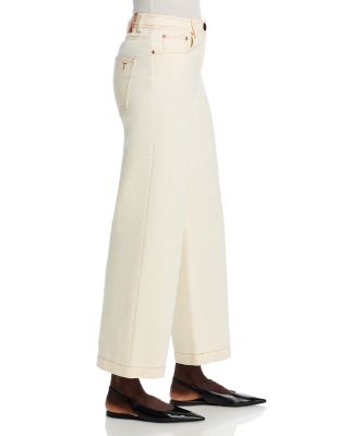 Blaire Weekend High Rise Wide Leg Jeans in Ivory