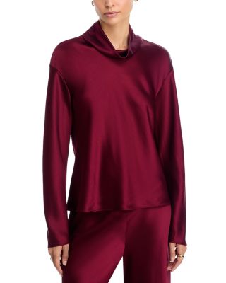 Barb Long Sleeve Cowlneck Top