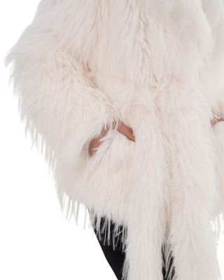 Faux Fur Belted Coat
