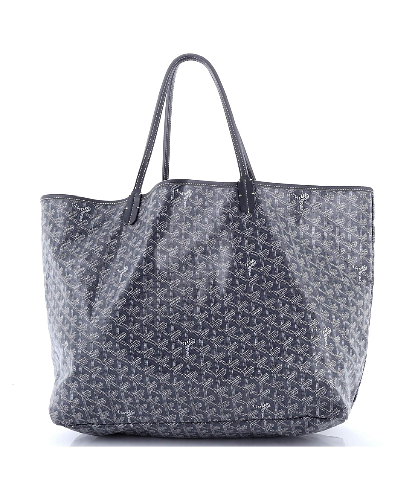 Pre-owned Pre-owned Goyard  Goyard Gm Saint Louis Tote Coated Canvas In Gray