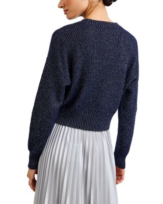 Metallic Threaded Sweater