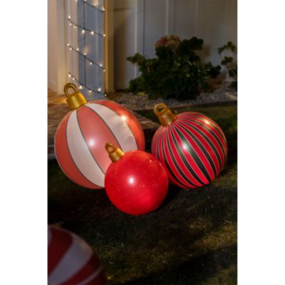 Light Up Inflatable Ornaments, Set of 3