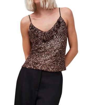 Sequin V-Neck Cami