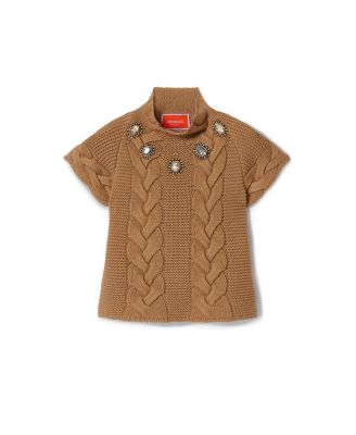 La Doublej Portrait Top Solid Brown