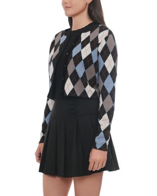 Classic Jacquard Cardigan Sweater 