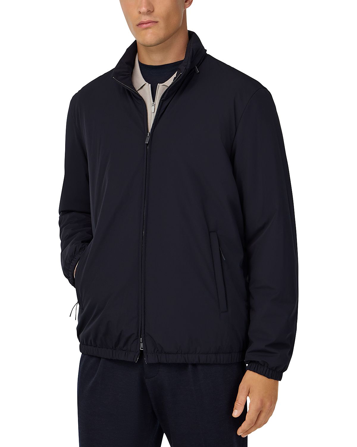 Boggi Milano Padded Tech Bomber Jacket