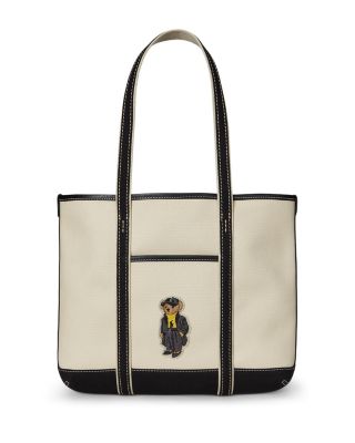 Polo Bear Small Canvas Shopper Tote