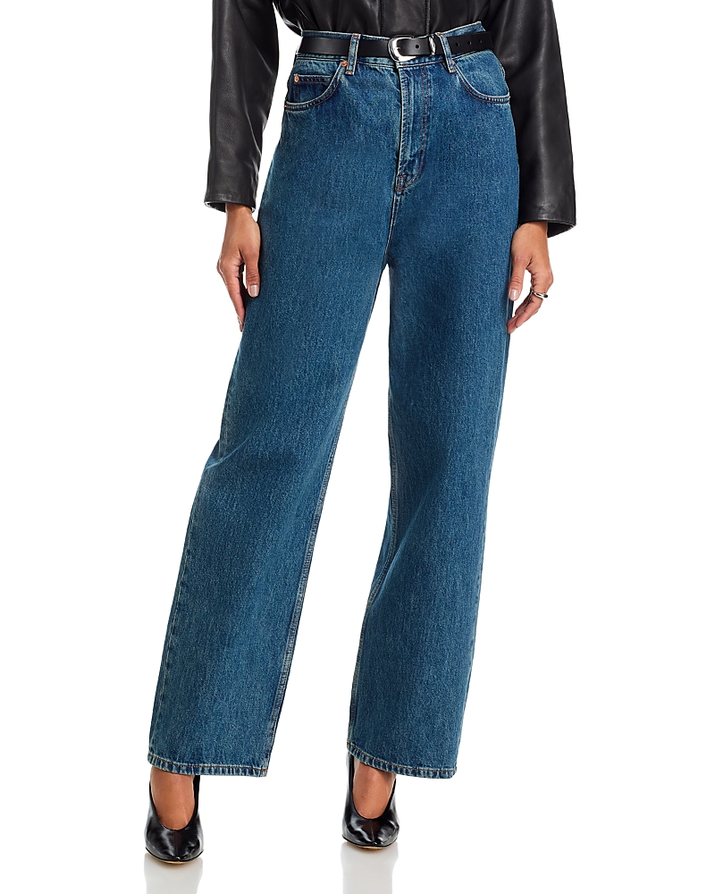 Wardrobe. nyc Low Rise Jeans in Indigo