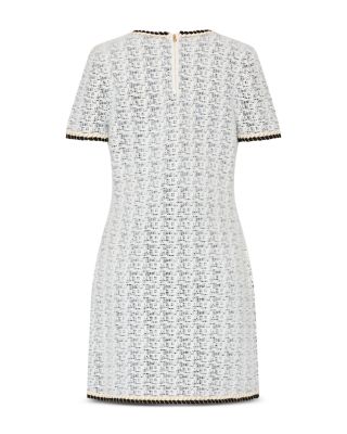 Braided V-Neck Mini Dress