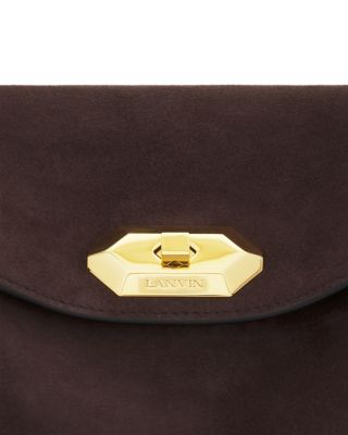 Compagnon Asymmetrical Bag In Suede