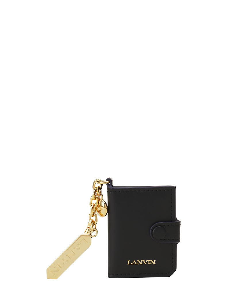 Lanvin Leather Photo Holder In Black