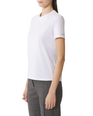 Cotton T-Shirt with Ribbon Detail