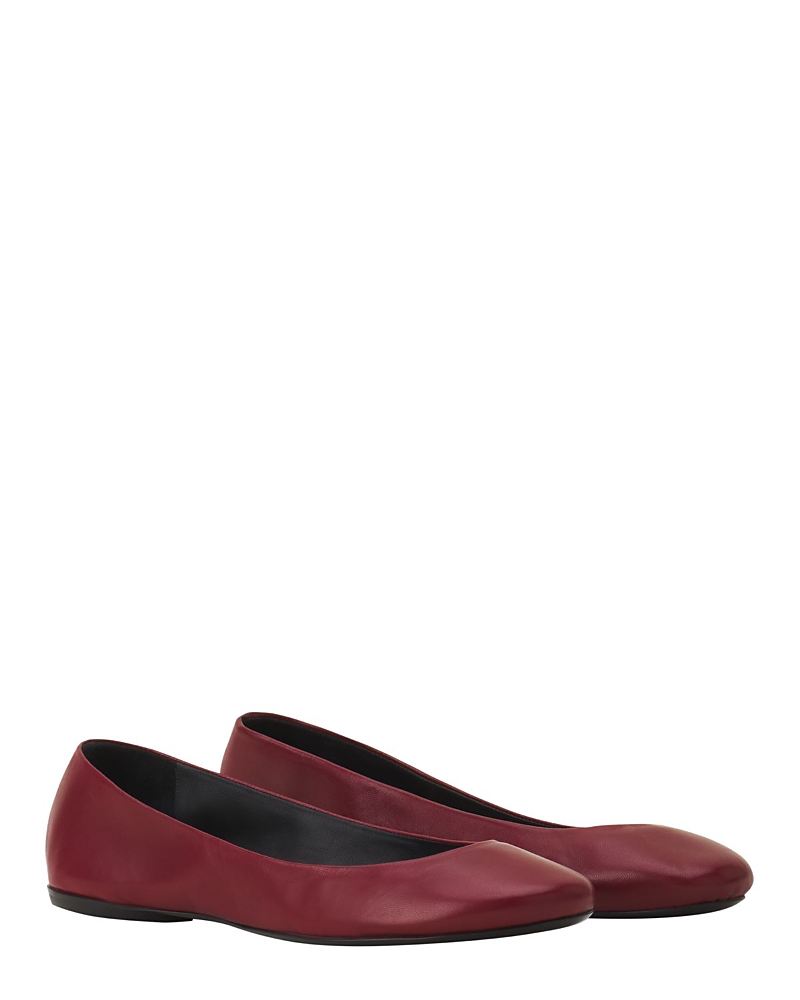 Lanvin The Ballerina Flat In Leather