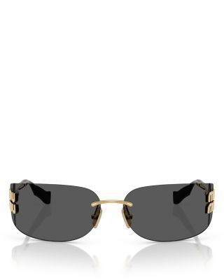 Rectangular Sunglasses, 75mm