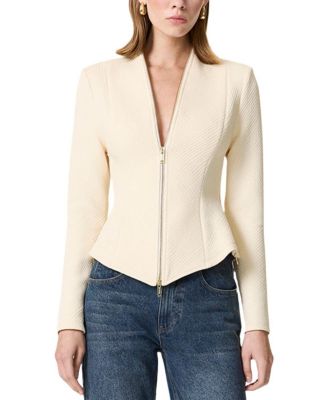  Zipper Detailed Blouse