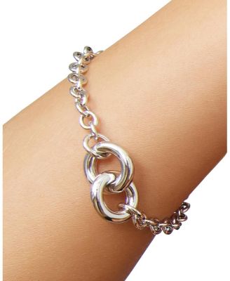 Sterling Silver Together Bracelet