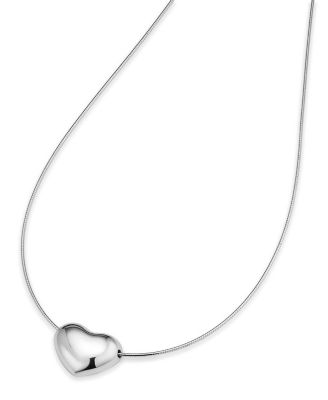  Sterling Silver Lover Pendant Necklace, 16"