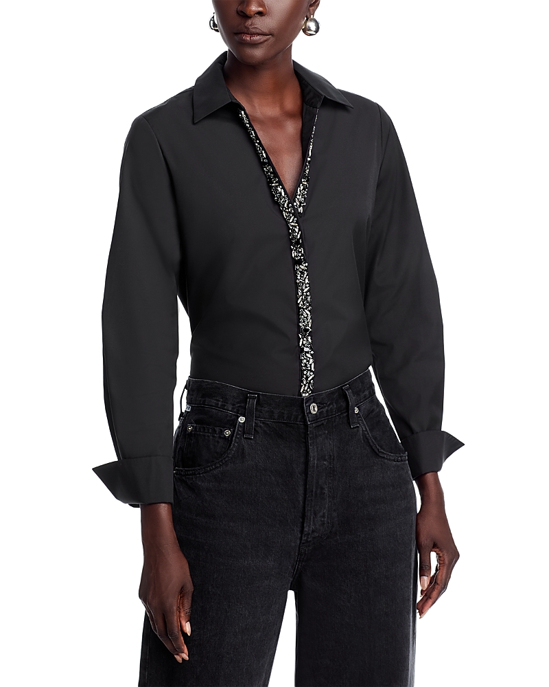Kobi Halperin Merit Embellished Long Sleeve Shirt