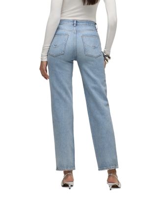 High-Rise Straight Jean in Spritzer