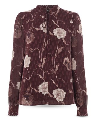 Floral Dobby Blouse