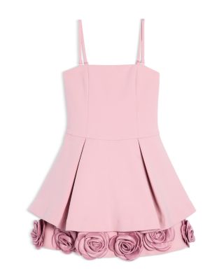 Girls' Party Dress with Rosettes - Big Kid