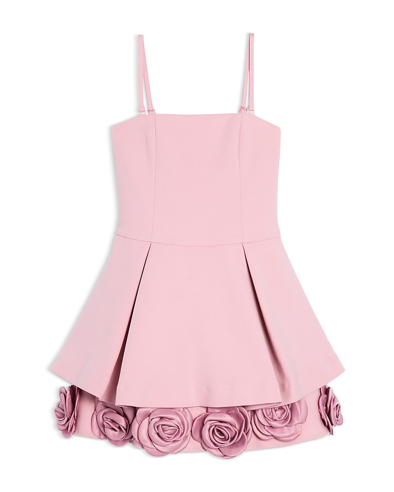 Katiejnyc Girls' Party Dress With Rosettes - Big Kid In Pink