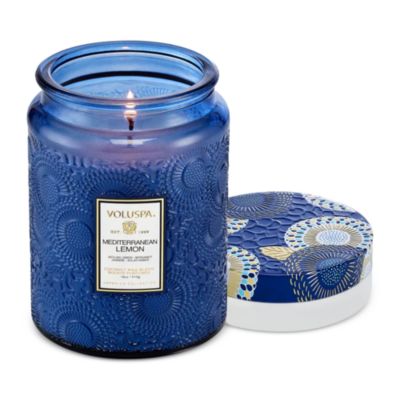 Mediterranean Lemon Large Jar Candle, 18 oz.